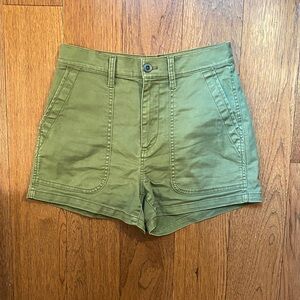 Madewell Olive Cargo Shorts
